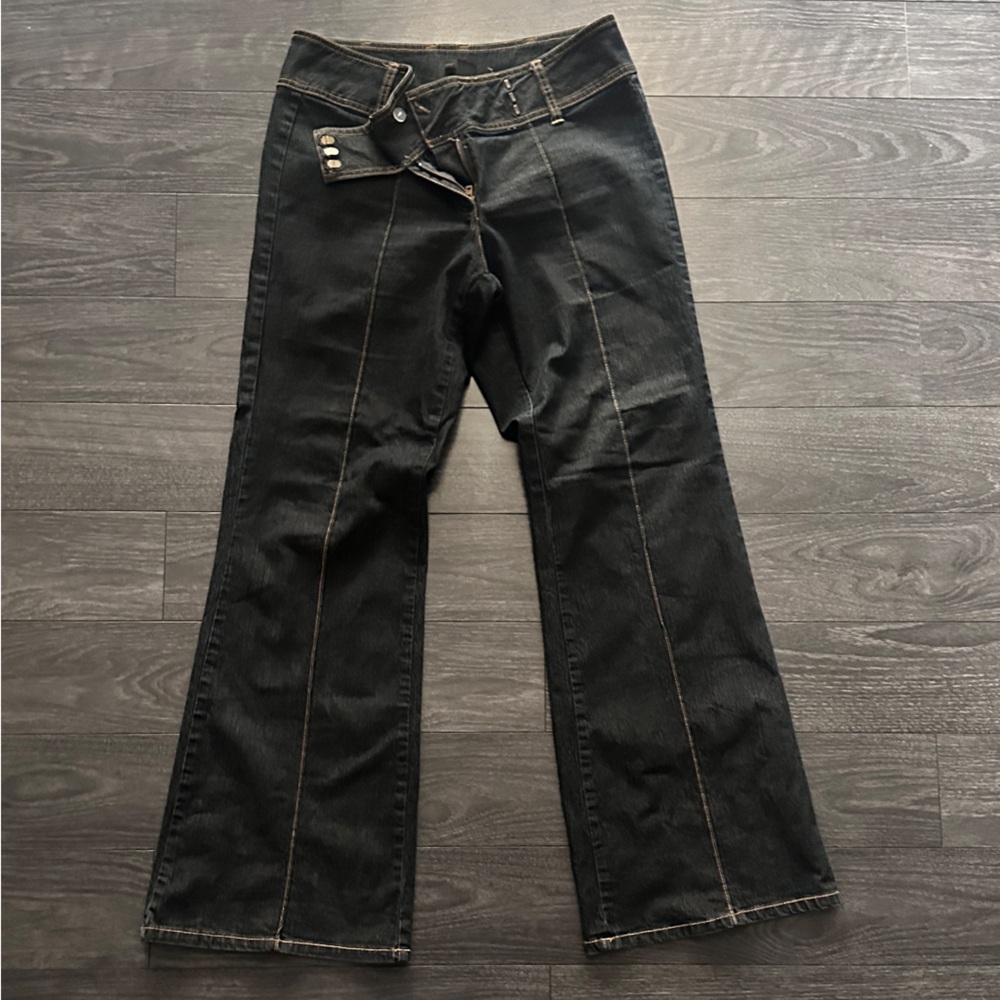 Bisou Bisou Black Bell Bottoms Pant